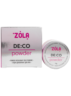 ZOLA EYEBROW POWDER DECOLOURANT DE:CO POWDER 10 G.