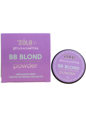 ZOLA VIKTORINA VIKA EYEBROW BRIGHTENING PURPLE BB POWDER 10 G.