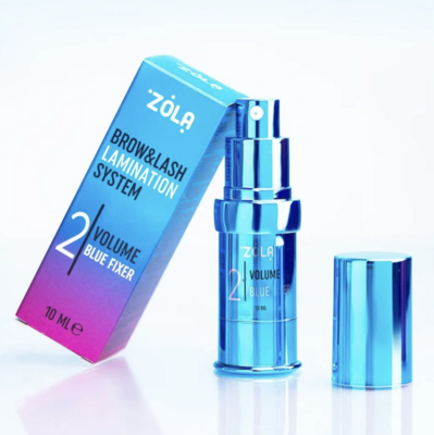 ZOLA - BROW & LASH LAMINATION SYSTEM -  2 VOLUME BLUE FIXER